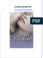 Read online textbook Unthinkable Danielle Hill 2 ebook all chapter pdf