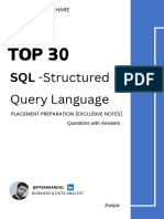 SQL For Placement 