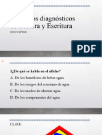 Ejercicios Diagnósticos de Lectura y Escritura 6Y7