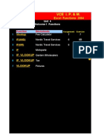 Excel Functions 2004