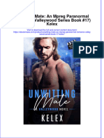 Read Online Textbook Unwitting Mate An Mpreg Paranormal Romance Valleywood Series Book 17 Kelex Ebook All Chapter PDF