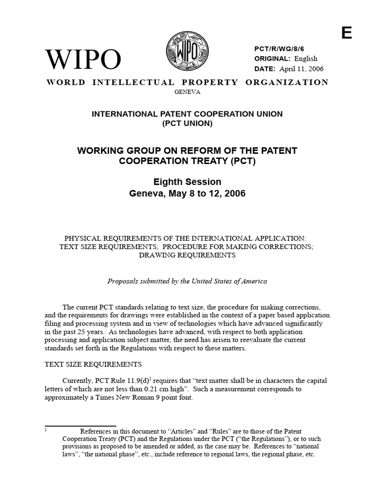 PCT R WG 8 6 | PDF | Optical Character Recognition