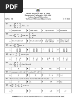 18-04-2021/class XII/2021-22/Applied Mathematics/WS 1/matrices and Determinants/Mr. Prasad