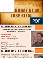 TALAMBUHAY-NI-RIZAL (For Grade 10)