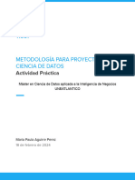 Metodología para Proyectos de Ciencia de Datos Actividad Practica