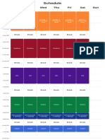 Timetable