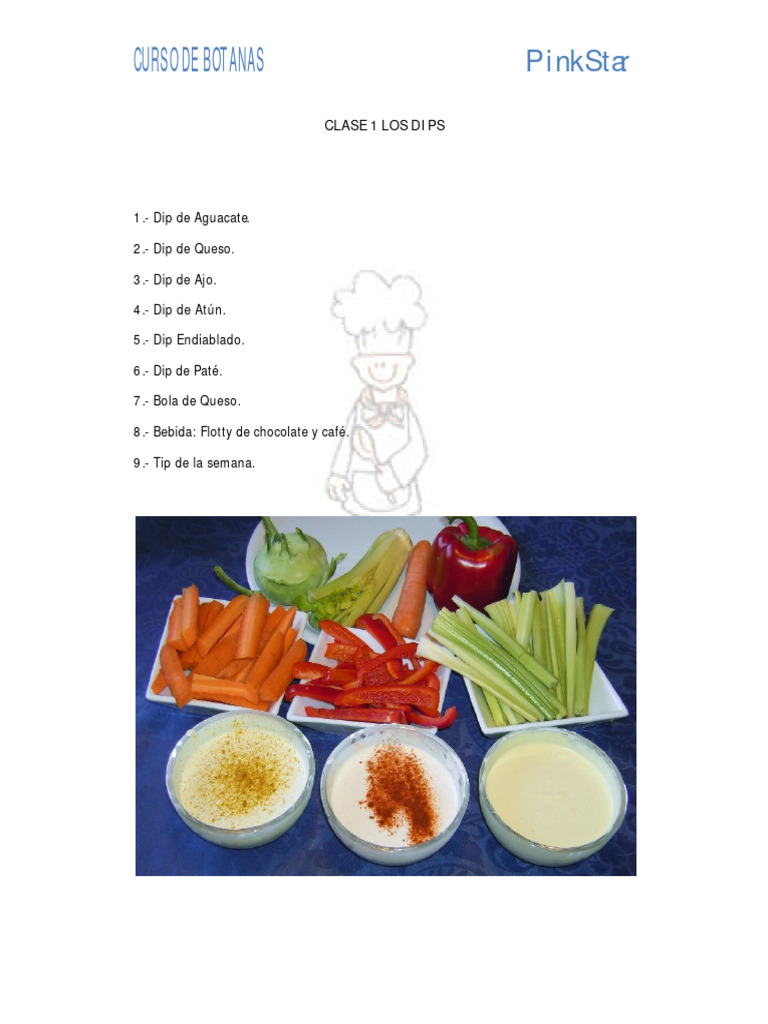 Clase 01 - Los Dips | PDF | Mayonesa | Queso