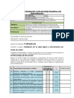 Lista de Cotejo AVXI