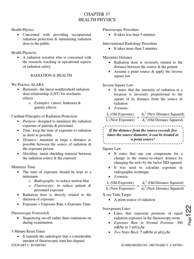 Radiation Protection Principles in Health Physics | PDF | Radiation ...