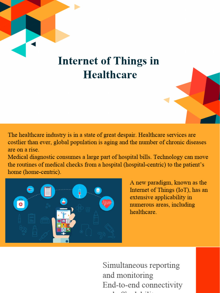IoT in Healthcare | PDF | Internet Of Things | Health Care