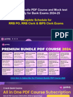 How To Use Bundle PDF Course and Mock Test Effectively For Bank Exams 2024-25