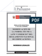 RESOLUCION MINISTERIAL #061-2021-VIVIENDA - Norma Legal Diario Oficial El Peruano