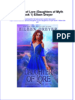 Read Online Textbook Daughter of Lore Daughters of Myth Book 1 Eileen Dreyer Ebook All Chapter PDF