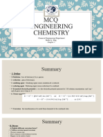 MCQ  Engineering Chemistry