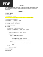 Lab2 Socket Programming