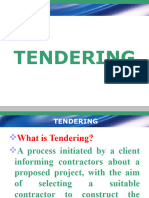 Lesson 6 Tendering (Bidding)