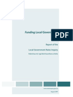 The 2007 Local Government Funding (Rates) Enquiry
