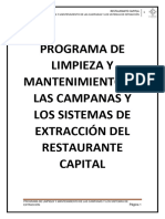 PROGRAMA DE LIMPIEZA Y MANTENIMIENTO DE LAS CAMPANAS Y LOS SISTEMAS DE EXTRACCIÓN DEL RESTAURANTE - CAPITAL (1)