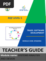 Sfdad501 - System Analysis and Design