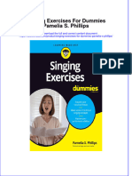 Read Online Textbook Singing Exercises For Dummies Pamelia S Phillips Ebook All Chapter PDF