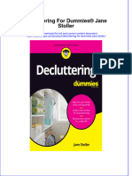 Read online textbook Decluttering For Dummies Jane Stoller ebook all chapter pdf 