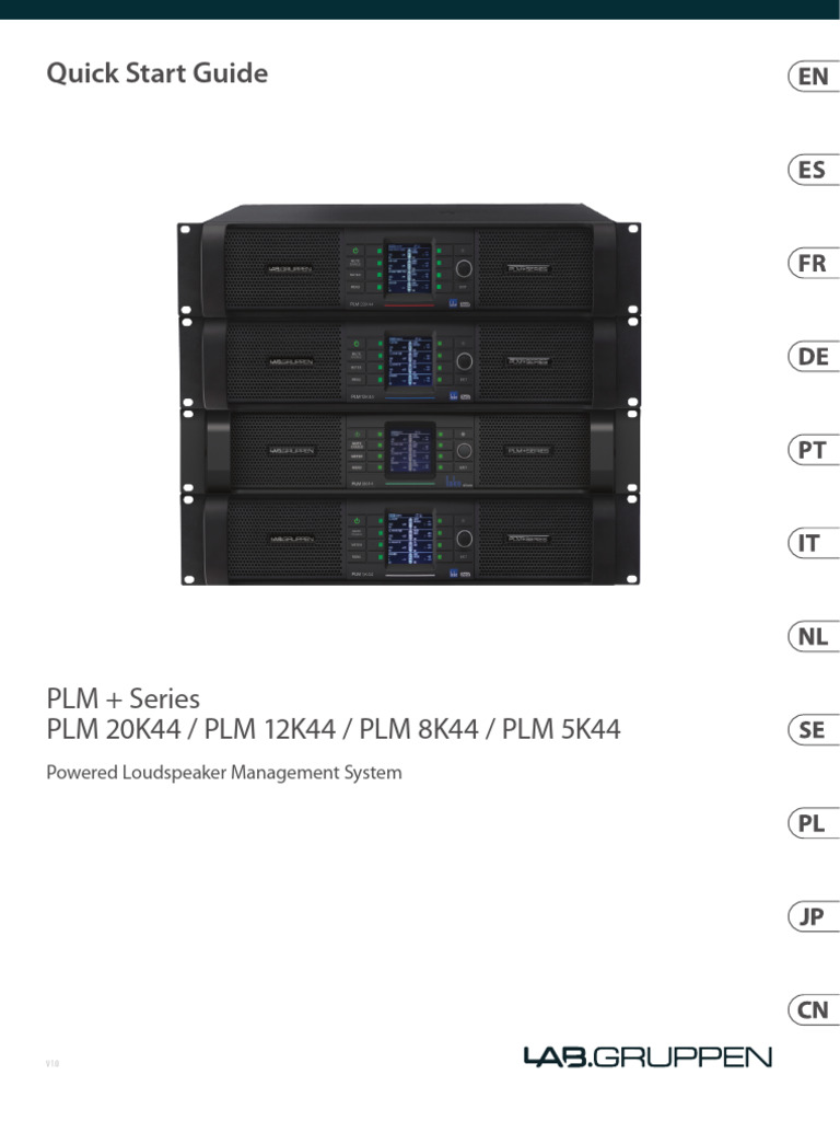 QSG LG 0107-Aac Plm-Series WW | PDF | Electrónica | Ingenieria Eléctrica