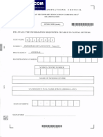 CSEC Principles of Accounts P2 2021