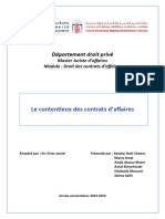 Le Contentieux Des Contrats D'affaires PDF Final