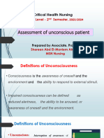 7 &8 - Assessment of Unconscous Patient د شيرين