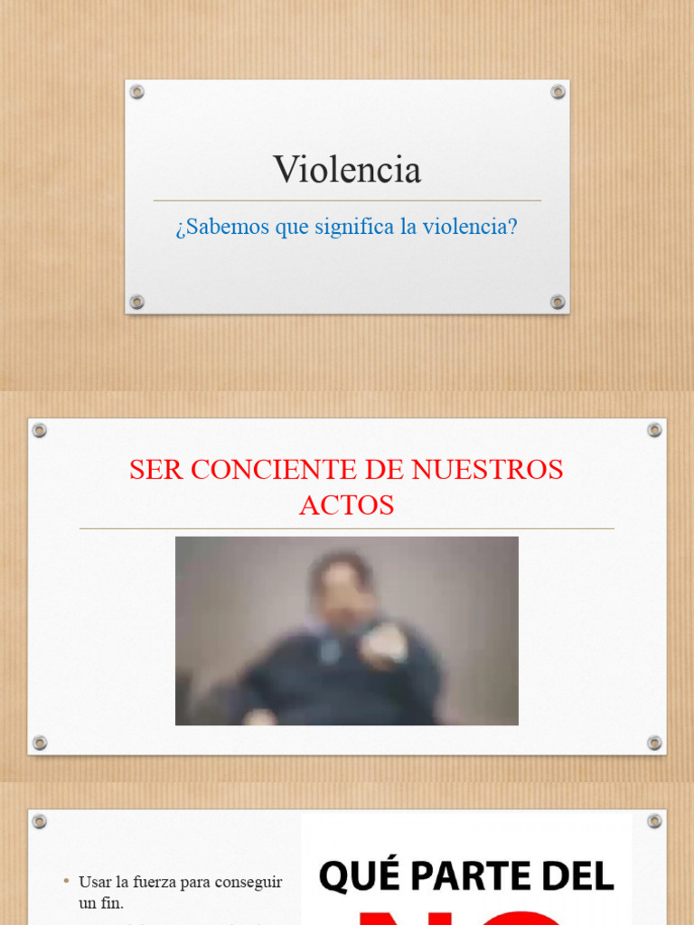 Tipos y Consecuencias de la Violencia | PDF