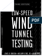 E-Book - Low-Speed Wind Tunnel Testing (Pope, Barlow & Rae - 3rd Edition)