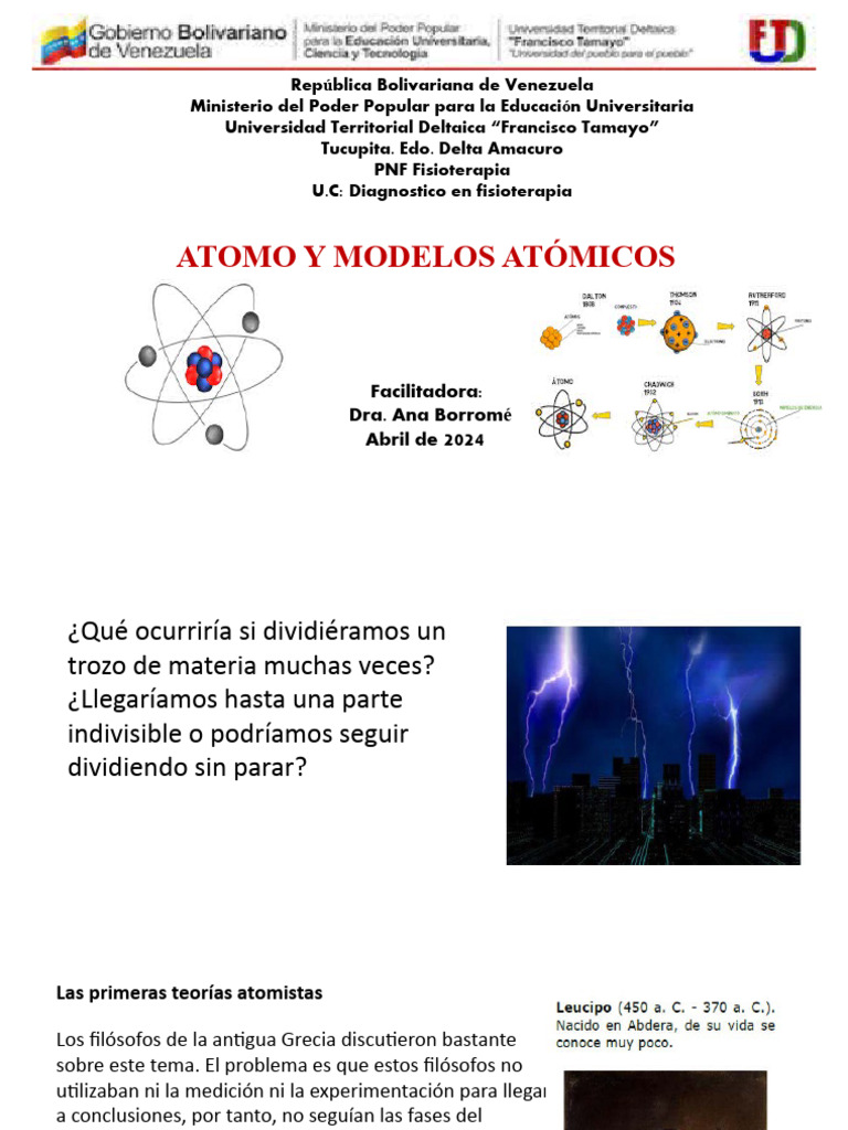 Modelos Atomicos Pdf Núcleo Atómico átomos