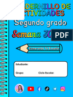 ? 2° S30-S31 - CUADERNILLO DE ACTIVIDADES ? Esmeralda Te Enseña ? ANEXOS?