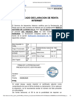 Certificado Declaración de Renta Internet