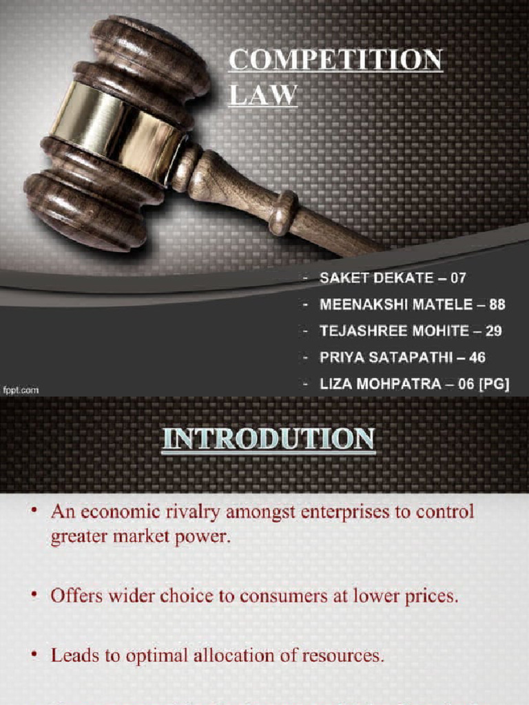 Competition Law | PDF