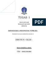 Tugas 1 Pengantar Ilmu Hukum