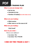 TJR Bootcamp Trading Notes | PDF