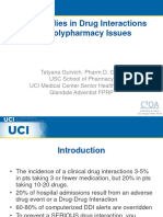 Case Studies Drug Interactions Polypharmacy Issues TG