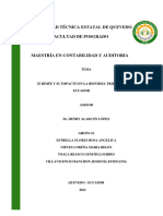 RIMPE Y SU IMPACTO EN LA REFORMA TRIBUTARIA DEL ECUADOR