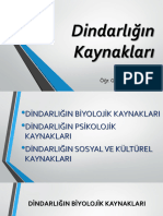 Dindarlığın Kaynakları- 4. hafta