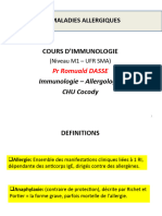 Cours La Maladie Allergique M1 Pr DASSE (1)