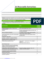 HP x2401 Disassembly Instructions Manual