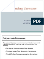 Post Purchase Dissonance: Presented By:-Deepshikha Jha Rajeev Kr. Deepak