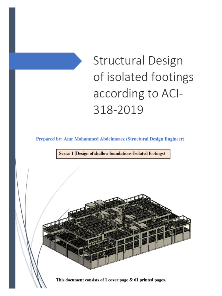 Isolated Footing Design per ACI 318-2019 | PDF | Bending | Strength Of ...