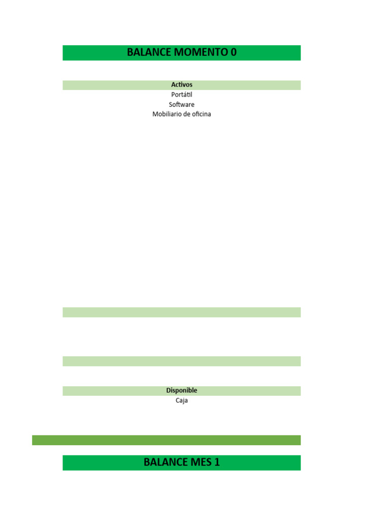 Balance Financiero Anual Detallado | PDF | Hoja de balance | Margen bruto