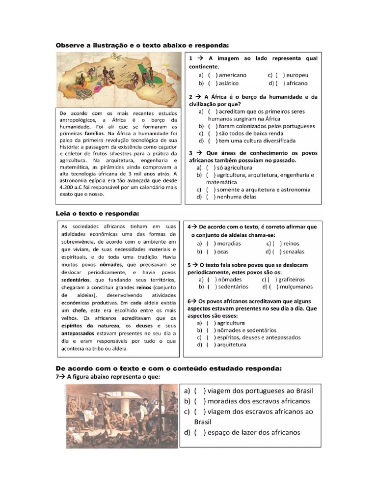 Prova de Histótia | PDF