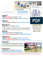 Horaires Des Messes Du 15au 21-01-24