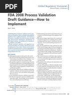2011 Fda New Process Validation Guidelines | PDF | Verification And ...