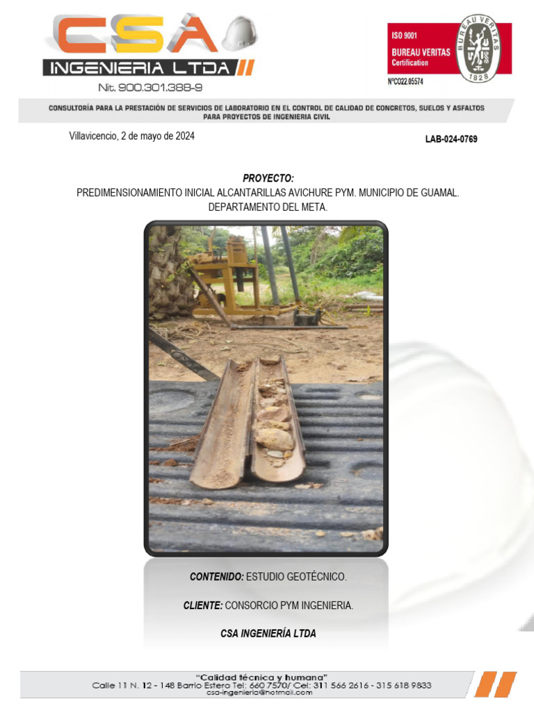 Lab-024-0769 Est Geotec C PYM ING 02-05-24 | Descargar gratis PDF ...