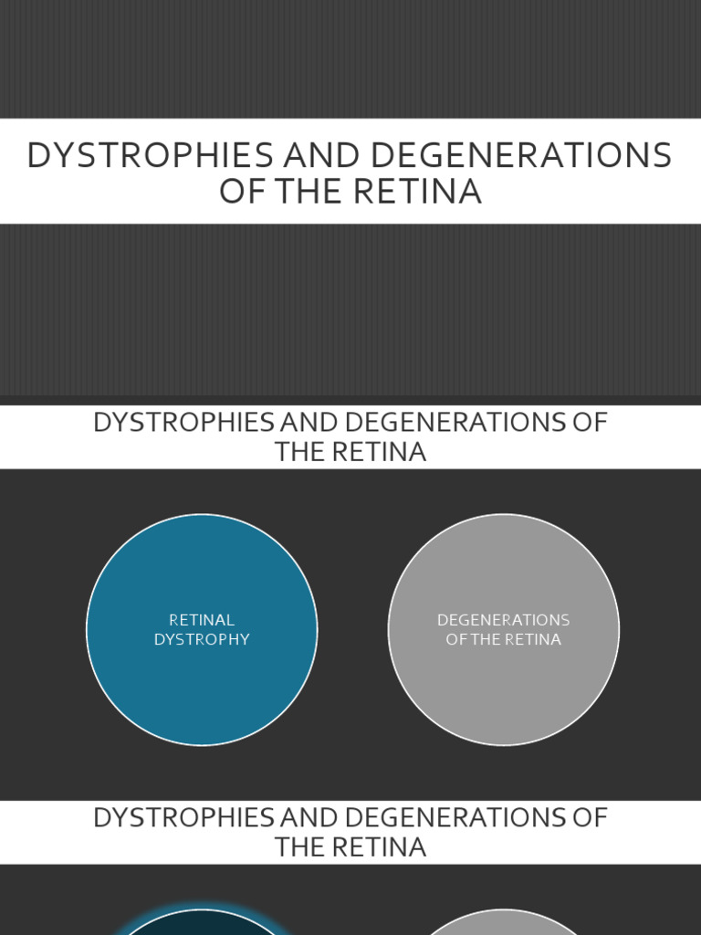 Retinal Dystrophies and Degenerations | Download Free PDF | Retina ...